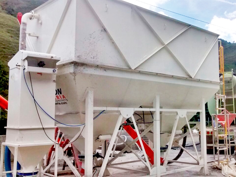 altron silo horizontal1 almacenamiento cemento agranel